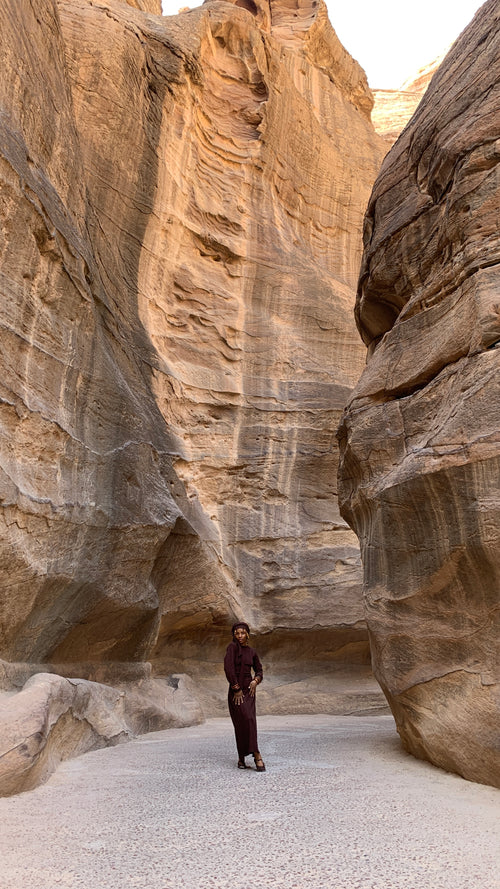 Bedouin Brown – Custom Made Sweater Dress