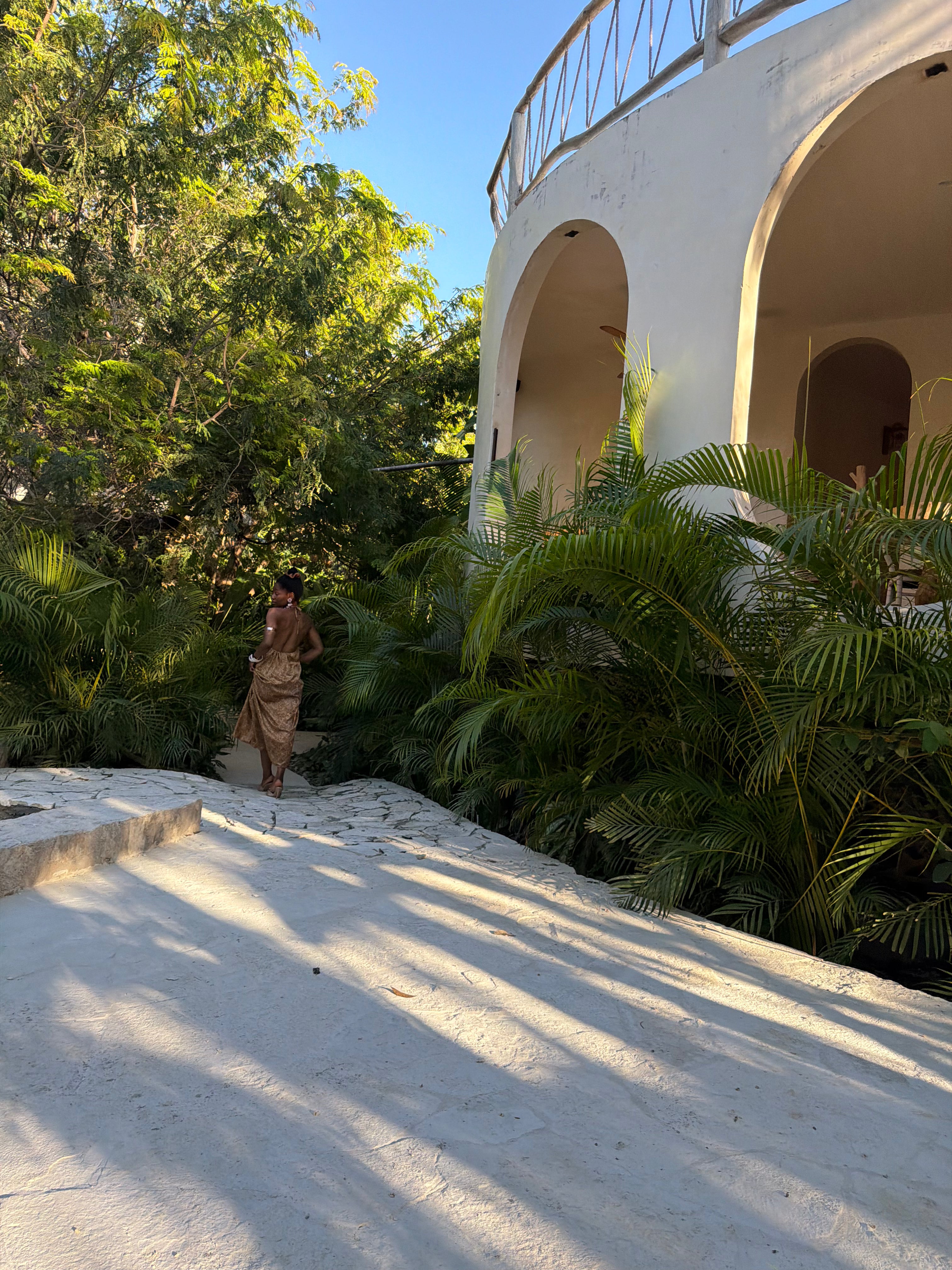 The Darego – Golden Silk-Satin Maxi Dress