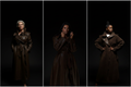Brown Sugar - Triptych Pure Black